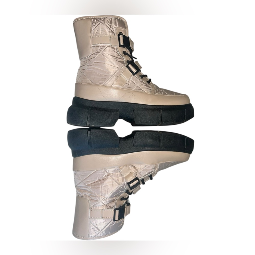 THE AROUND THE WORLD IN A DAY Combat Boots Size 8 - Picture 4 of 11